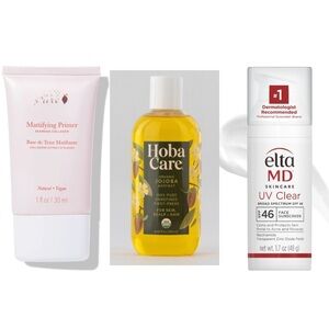 Ance Prone Skincare JoJoba oil mattifying primer EltaMD spf 46 clear exp04/2027